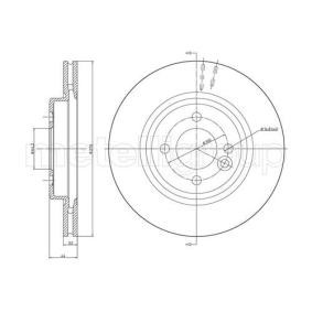 Bremsscheibe 800-666C für MINI