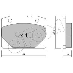 Acquista Kit pastiglie freni da CIFAM 822-007-0 a buon mercato per soli 20,20 €