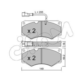 Acquista Kit pastiglie freni da CIFAM 822-014-7 a buon mercato per soli 43,68 €