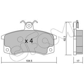 Acquista Kit pastiglie freni da CIFAM 822-062-0 a buon mercato per soli 23,83 €
