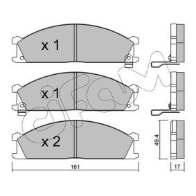 Bremsbeläge 822-107-1