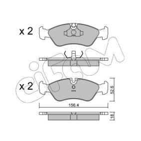 Acquista Kit pastiglie freni da CIFAM 822-117-0 a buon mercato per soli 70,23 €