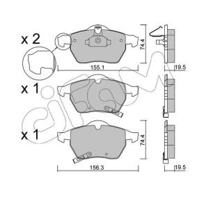 Achetez des Plaquettes de frein CIFAM 822-118-2 à prix pour 42,42 €