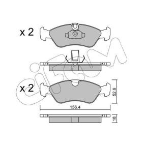 Acquista Kit pastiglie freni da CIFAM 822-208-0 a buon mercato per soli 73,67 €