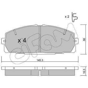 Bremsbeläge 822-434-0