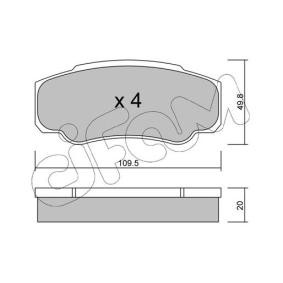 Köp Bromsbelägg av CIFAM 822-532-0 till det låga priset 291,49 kr