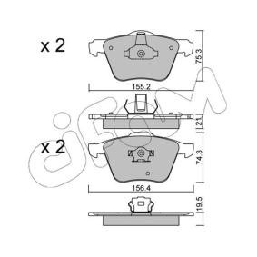 Acquista Kit pastiglie freni da CIFAM 822-599-0 a buon mercato per soli 102,01 €