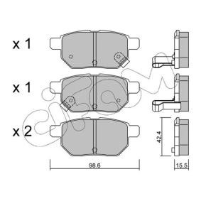 Bremsbeläge 822-746-0