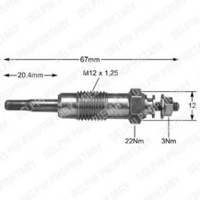 Comprar Bujía de precalentamiento de DELPHI HDS273 a bajo precio de 9,33 €
