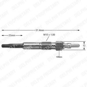 Glühkerze HDS342 von DELPHI günstig für 31,44 € online kaufen