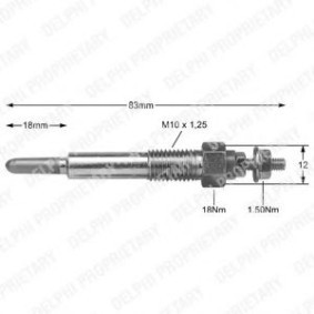 Comprar Bujía de precalentamiento de DELPHI HDS346 a bajo precio de 55,97 €