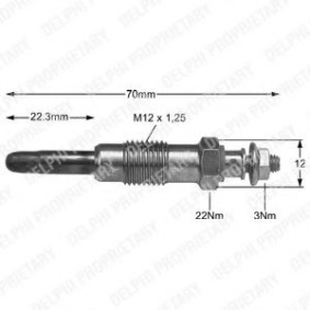 Comprar Bujía de precalentamiento de DELPHI HDS352 a bajo precio de 21,96 €