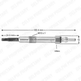 Compre Vela incandescente da DELPHI HDS382 a um preço baixo por 9,87 €