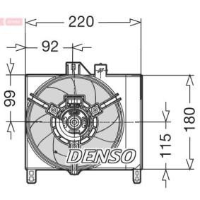 Kühlerlüfter DER16003 SMART CABRIO von DENSO