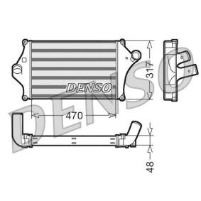 Köp Intercooler av DENSO DIT45001 till det låga priset 2629,57 kr