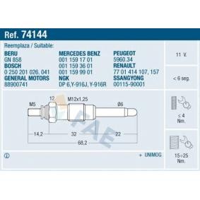 Comprar Bujía de precalentamiento de FAE 74144 a bajo precio de 12,35 €