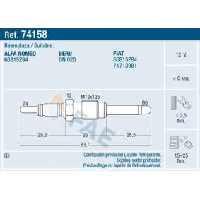 Köp Glödstift av FAE 74158 till det låga priset 181,33 kr