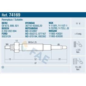 Köp Glödstift av FAE 74169 till det låga priset 192,06 kr