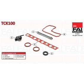 Achetez des Kit de chaîne de distribution FAI AutoParts TCK100 à prix pour 160,56 €