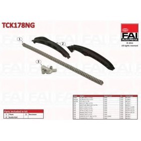 Achetez des Kit de chaîne de distribution FAI AutoParts TCK178NG à prix pour 149,79 €