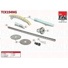 Achetez des Kit de chaîne de distribution FAI AutoParts TCK194NG à prix pour 220,25 €