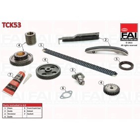 Achetez des Kit de chaîne de distribution FAI AutoParts TCK53 à prix pour 326,07 €