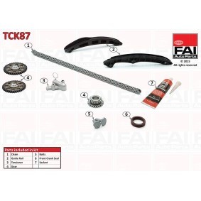 Achetez des Kit de chaîne de distribution FAI AutoParts TCK87 à prix pour 128,58 €