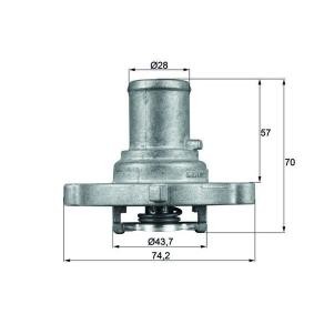 FIAT Kühlwasserthermostat von MAHLE ORIGINAL