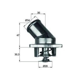 OPEL Kühlwasserthermostat von MAHLE ORIGINAL