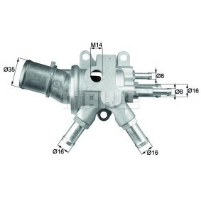 Achetez des Thermostat d'eau MAHLE ORIGINAL TI 99 83D à prix pour 13,46 €