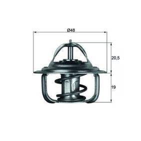 Kühlwasserthermostat von MAHLE ORIGINAL