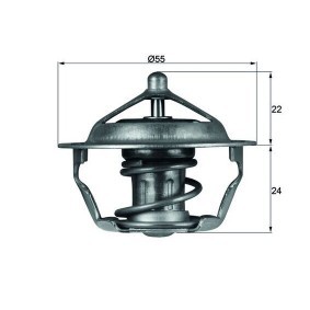Achetez des Thermostat d'eau MAHLE ORIGINAL TX 101 83D à prix pour 20,97 €