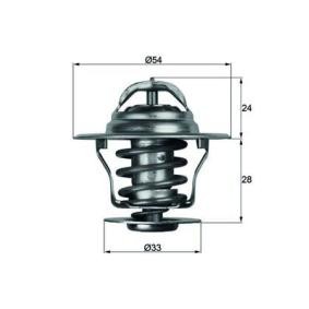 Kühlwasserthermostat von MAHLE ORIGINAL