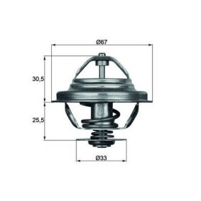 Kühlwasserthermostat TX 27 71D