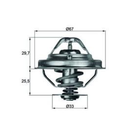 Achetez des Thermostat d'eau MAHLE ORIGINAL TX 38 88D à prix pour 19,73 €