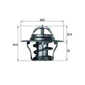 Kühlwasserthermostat von MAHLE ORIGINAL TX 4 92D