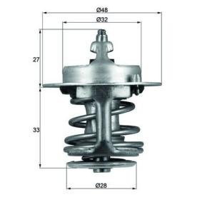 Achetez des Thermostat d'eau MAHLE ORIGINAL TX 63 88 à prix pour 21,58 €