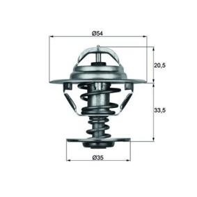 Achetez des Thermostat d'eau MAHLE ORIGINAL TX 8 88D à prix pour 24,97 €