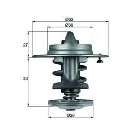 Kühlwasserthermostat von MAHLE ORIGINAL TX 80 83