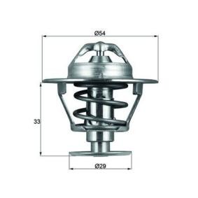 Achetez des Thermostat d'eau MAHLE ORIGINAL TX 86 76D à prix pour 31,92 €