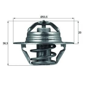 Achetez des Thermostat d'eau MAHLE ORIGINAL TX 88 88D à prix pour 16,48 €