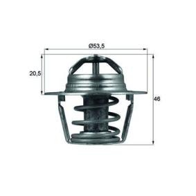 RENAULT Kühlwasserthermostat von MAHLE ORIGINAL