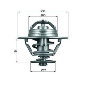 Achetez des Thermostat d'eau MAHLE ORIGINAL TX 93 79D à prix pour 23,42 €