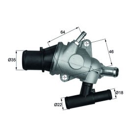 Kühlwasserthermostat von MAHLE ORIGINAL TX 98 89