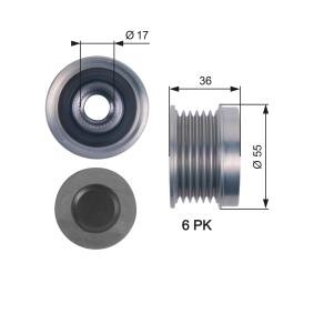 Achetez des Poulie roue libre, alternateur GATES OAP7138 à prix pour 46,26 €
