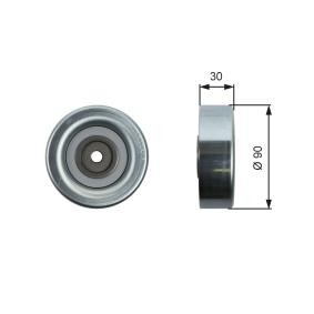 Achetez des Galet enrouleur de courroie d'accessoire GATES T36415 à prix pour 57,22 €