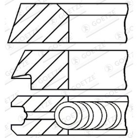 Acquista Kit fasce elastiche da GOETZE ENGINE 08-399107-00 a buon mercato per soli 19,48 €