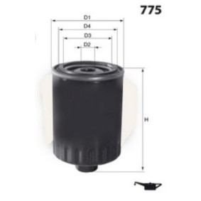 Köp Oljefilter av MISFAT Z241 till det låga priset 106,14 kr