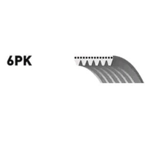 Keilrippenriemen 6PK2063