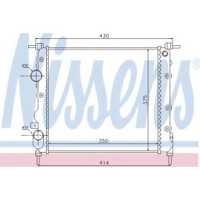 Acquista Radiatore motore da NISSENS 63797 a buon mercato per soli 46,85 €